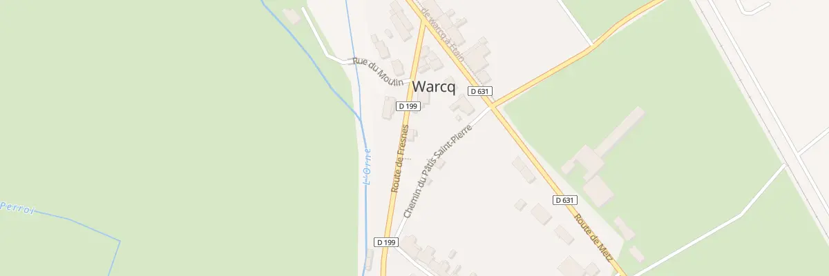 Plan du 1 Rte de Fresnes à Warcq