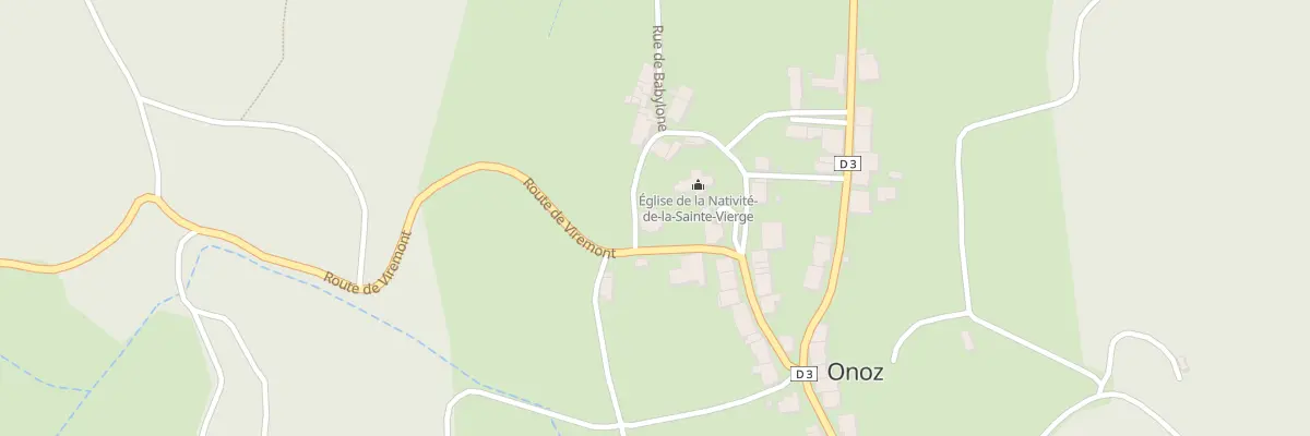Plan du 5044 Rte de Viremont à Onoz