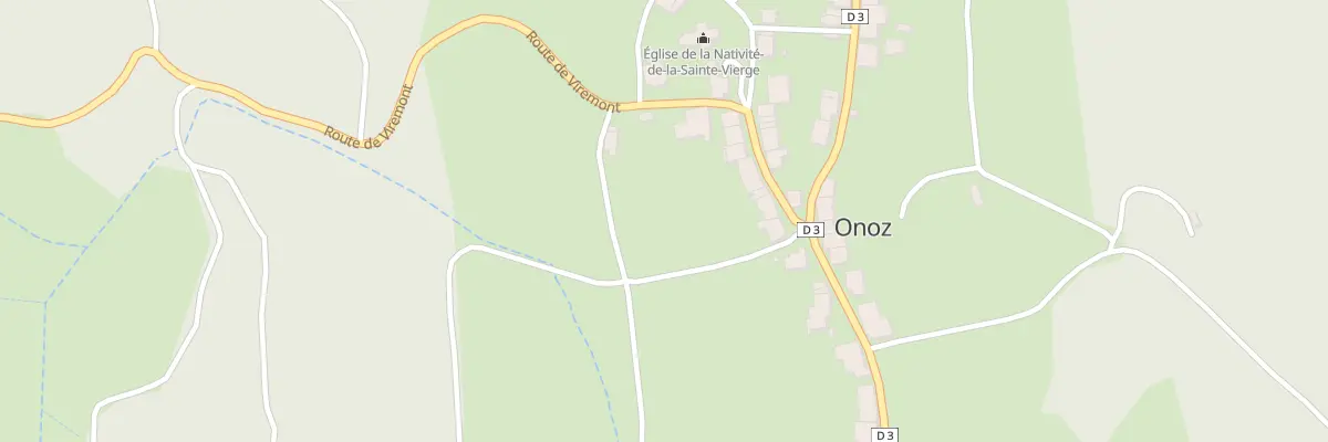 Plan du 5 Rue de l’Eglise à Onoz