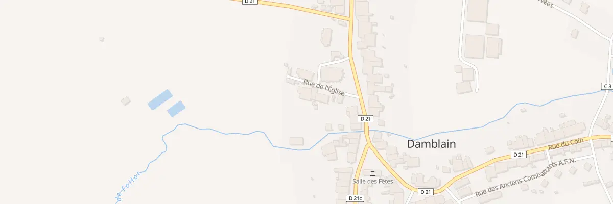 Plan du 5 Rue de l’Eglise à Damblain