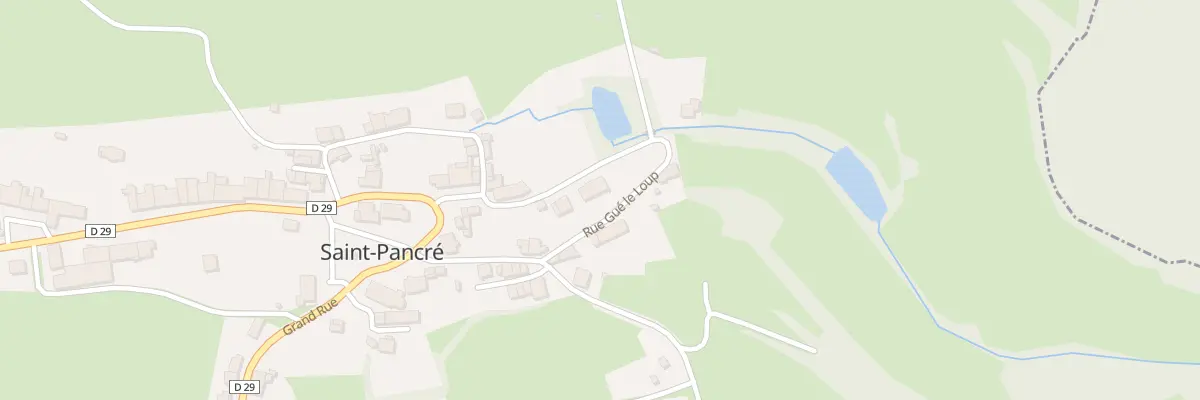 Plan du 3 Rue Gué le Loup à Saint-Pancré