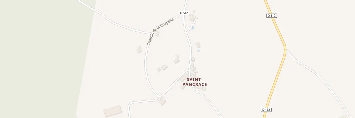Plan du 7072 Saint Pancrace à La Rochegiron