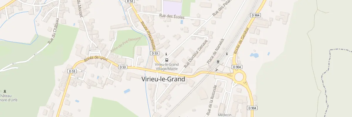 Plan du 5024 Rue des Pelands à Virieu-le-Grand