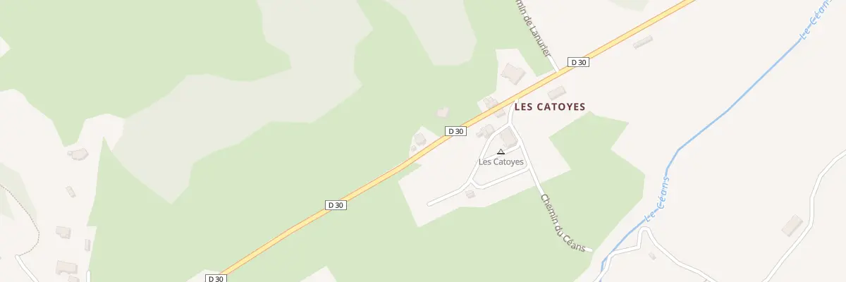 Plan du 5005 Les Catoies à Sainte-Colombe
