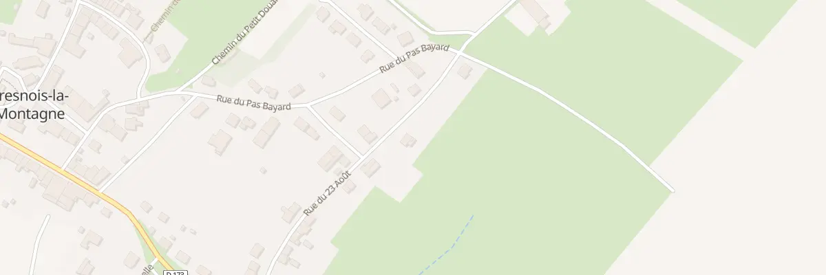 Plan du 12 Rue du Vingt Trois Aout à Fresnois-la-Montagne
