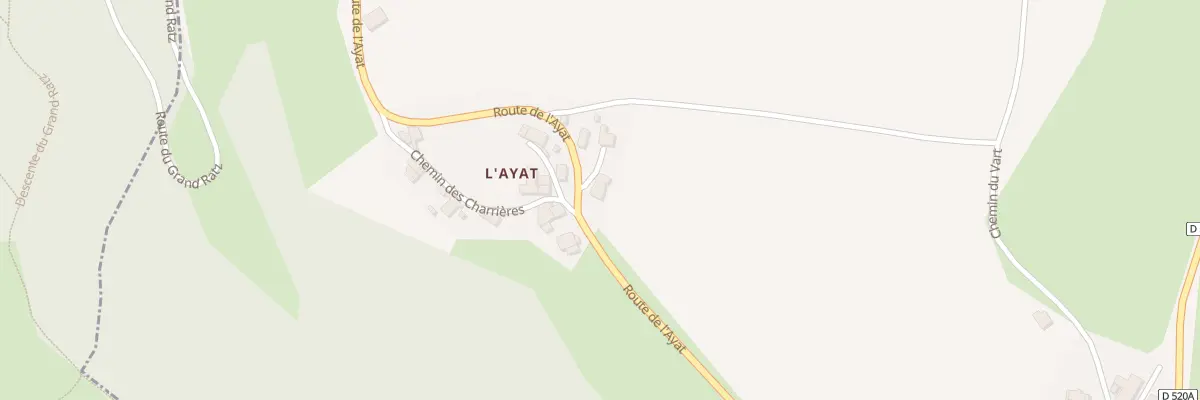 Plan du 5075 Rte de l’Ayat à La Sure en Chartreuse