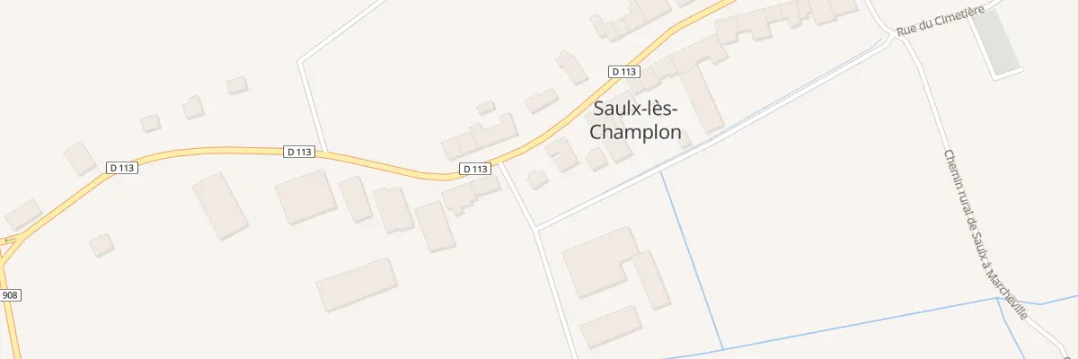 Plan du 25 Rue Principale à Saulx-lès-Champlon