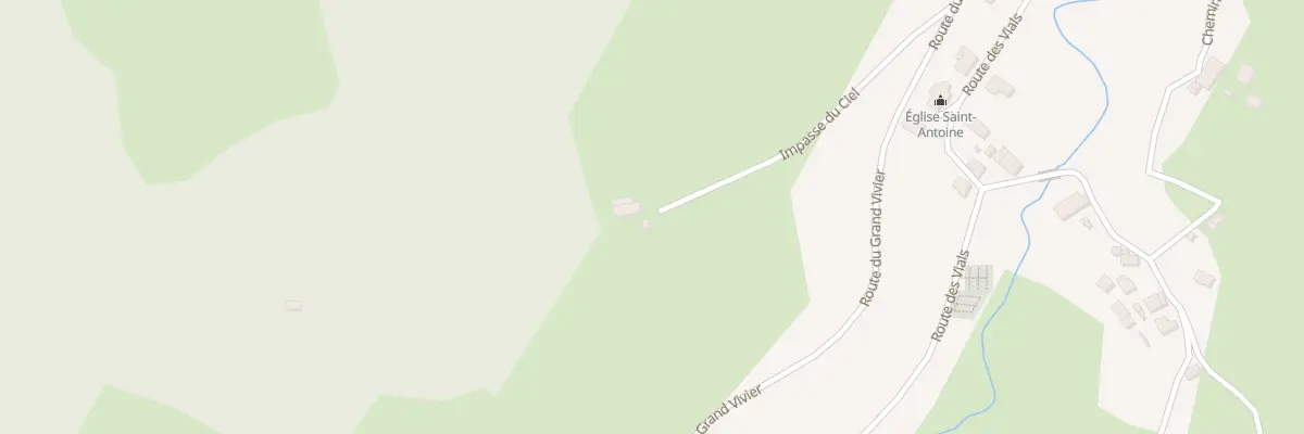 Plan du 1431 Rte du Grand Vivier à Saint-Aupre