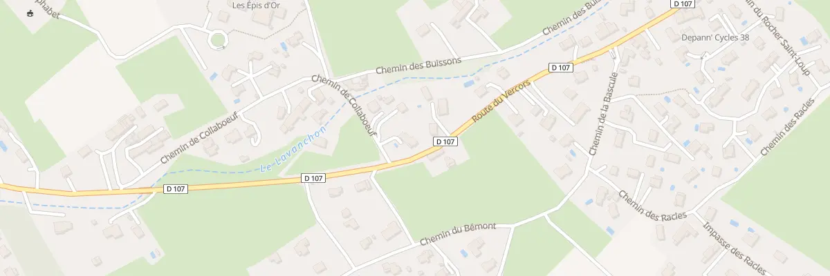 Plan du 403 Che de Collaboeuf à Saint-Paul-de-Varces
