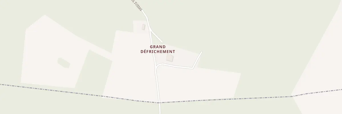 Plan du 1 Che des Frittes à Frontenay