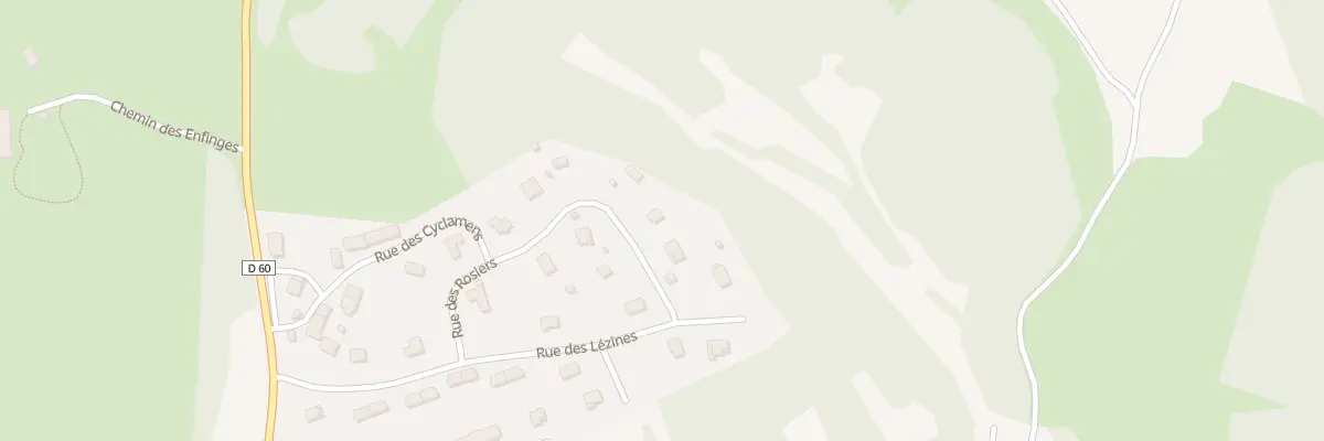 Plan du 4 Rue des Rosiers à Cernon