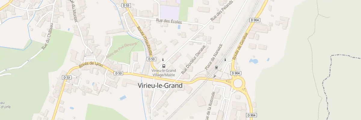 Plan du 5026 Le Village à Virieu-le-Grand