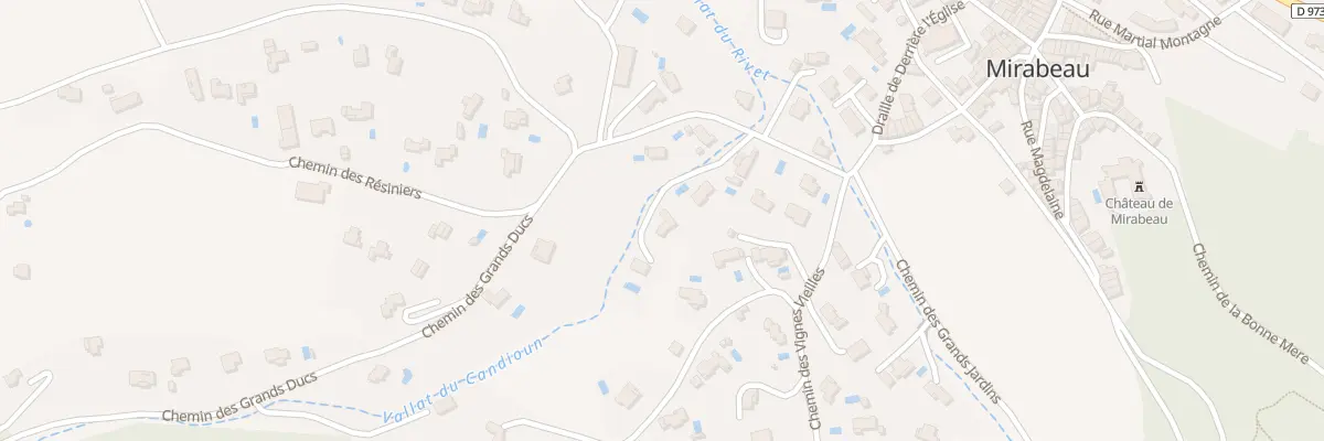 Plan du 5551F Le Rivet à Mirabeau