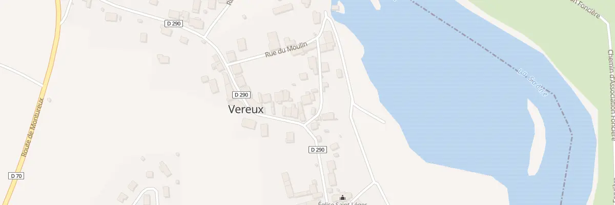 Plan du 33 Gr Grande Rue à Vereux