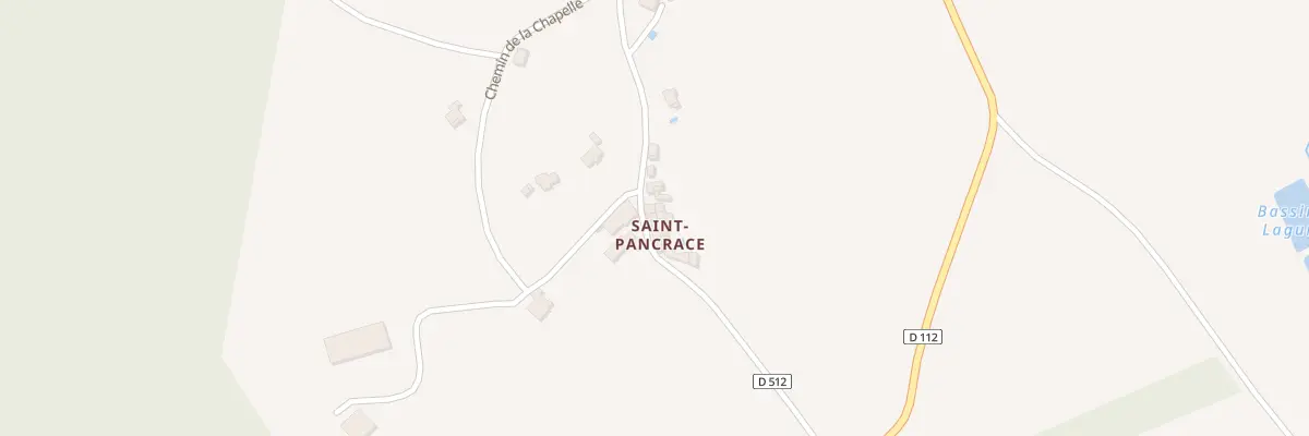 Plan du 5005 Saint Pancrace à La Rochegiron