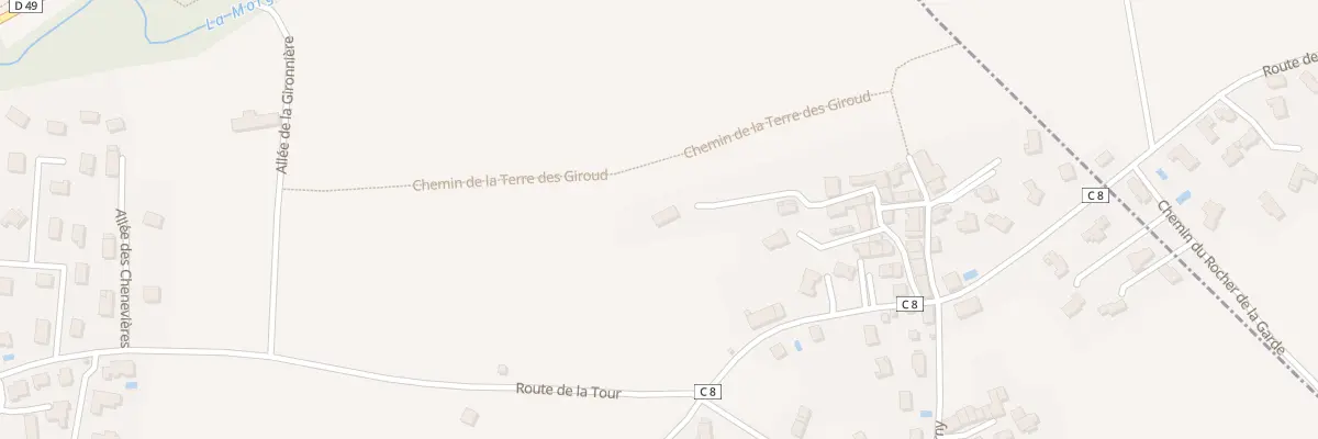 Plan du 156 All des Granges à Saint-Étienne-de-Crossey