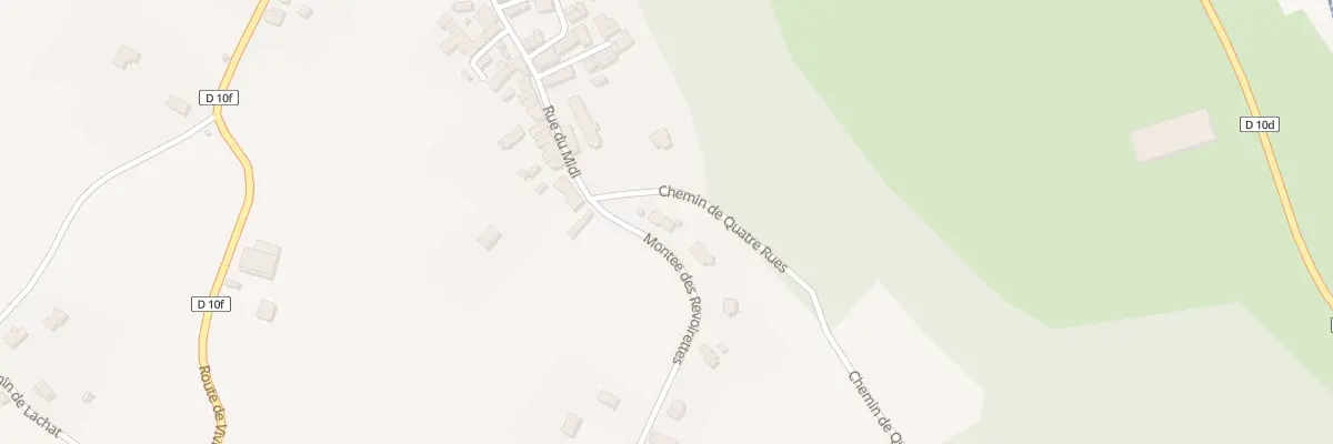 Plan du 5253 En Qatre Rue à Arboys en Bugey