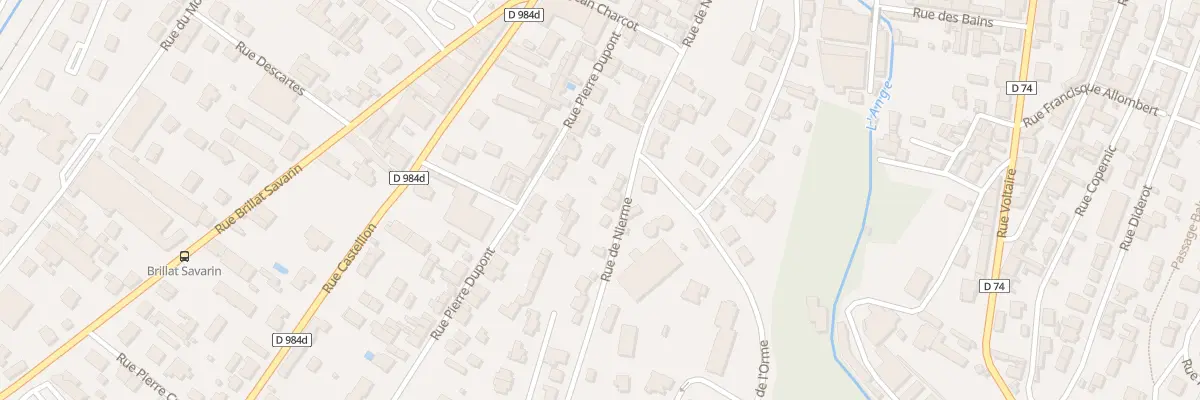 Plan du 38 Rue de Nierme à Oyonnax