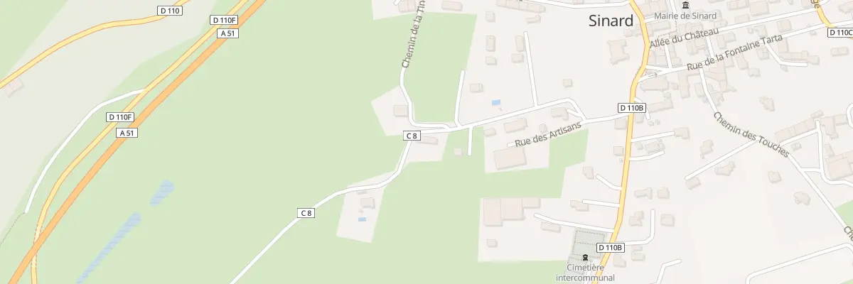 Plan du 5101 Che des Clos à Sinard