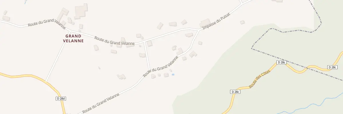 Plan du 371 Rte du Grand Velanne à Velanne