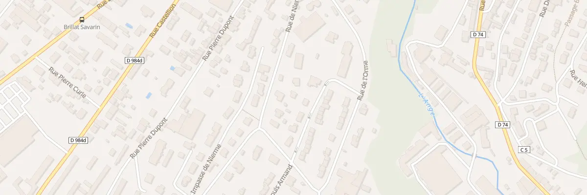 Plan du 29 Rue de Nierme à Oyonnax