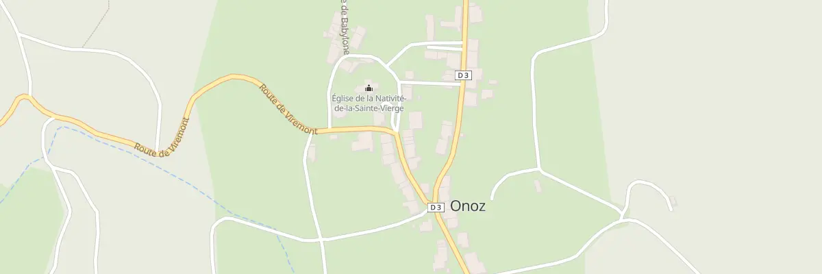 Plan du 10 Rue de l’Eglise à Onoz