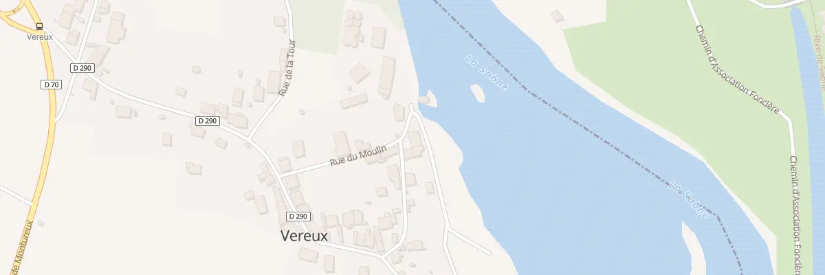 Plan du 7 Rue du Moulin à Vereux
