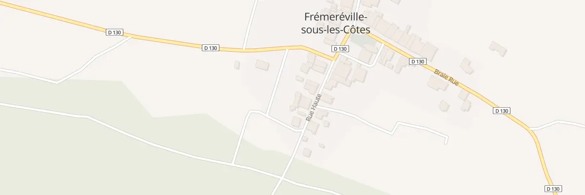 Plan du 20 Rue Haute à Frémeréville-sous-les-Côtes