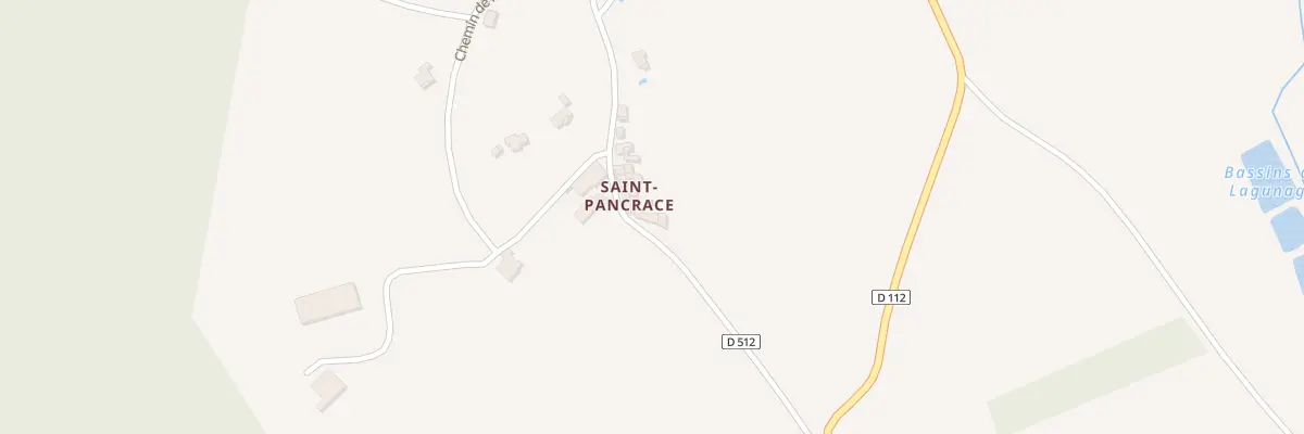 Plan du 5007 Saint Pancrace à La Rochegiron