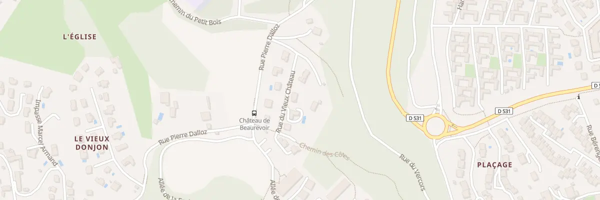 Plan du 5 Rue du Vieux Château à Sassenage