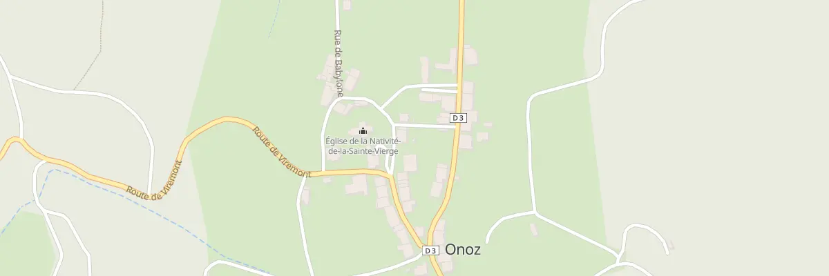 Plan du 16 Rue de l’Eglise à Onoz