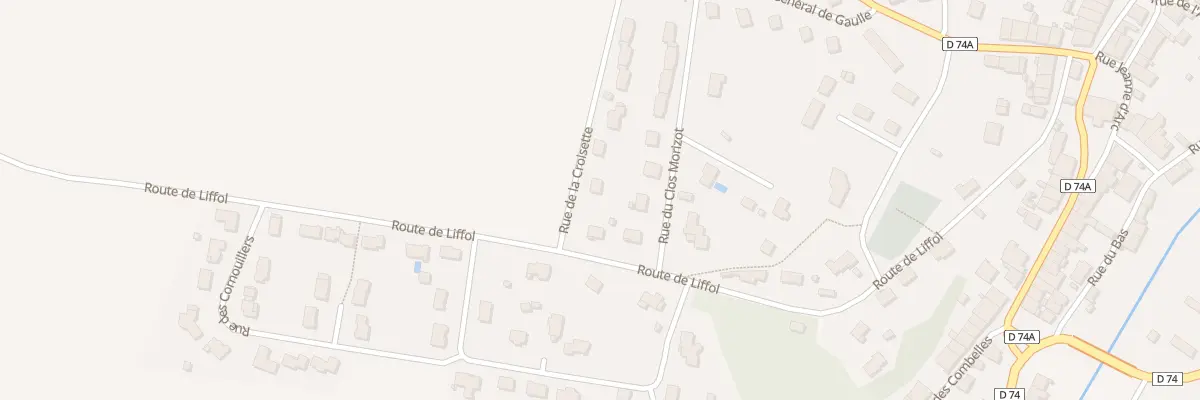 Plan du 27 Rue de la Croisette à Bazoilles-sur-Meuse