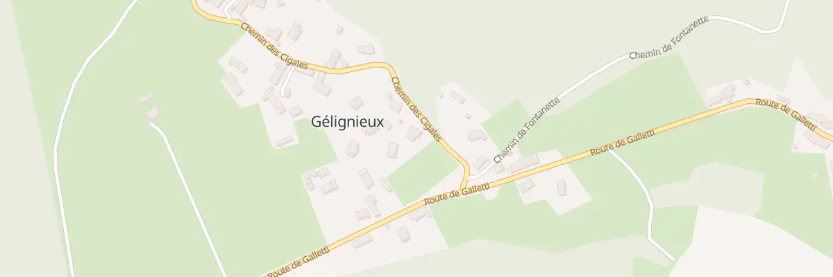 Plan du 111 Che des Cigales à Murs-et-Gélignieux