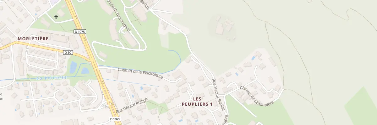 Plan du 764 Rue Hector Berlioz à Voreppe