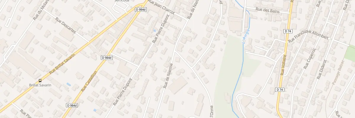 Plan du 25B Rue de Nierme à Oyonnax