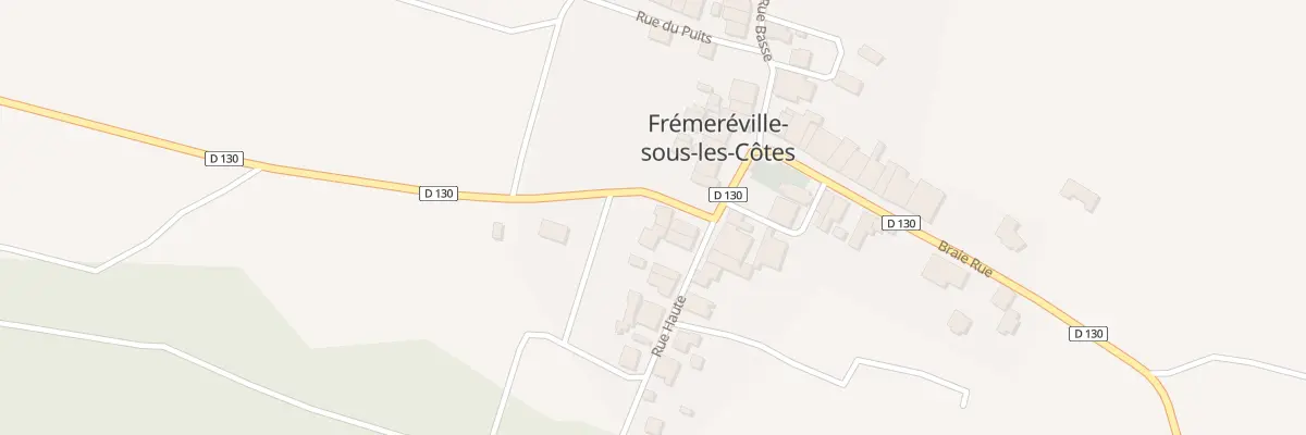 Plan du 12 Rue Haute à Frémeréville-sous-les-Côtes