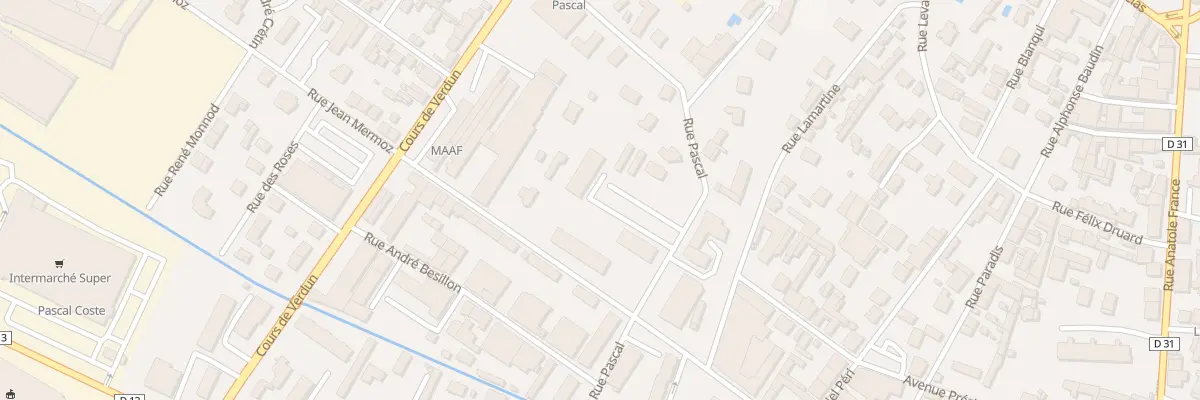 Plan du 29 Rue Pascal à Oyonnax
