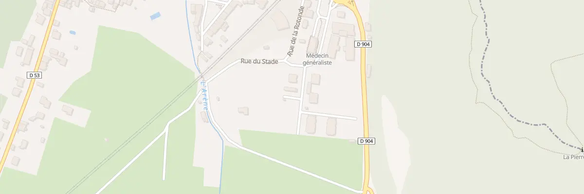 Plan du 135 Rue du Stade à Virieu-le-Grand