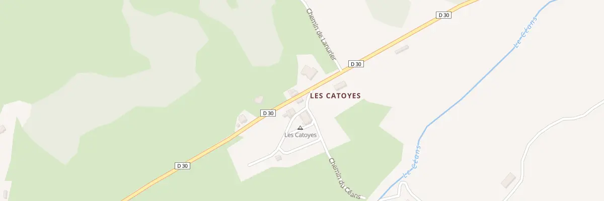 Plan du 1133 Rte des Princes d’Orange à Sainte-Colombe
