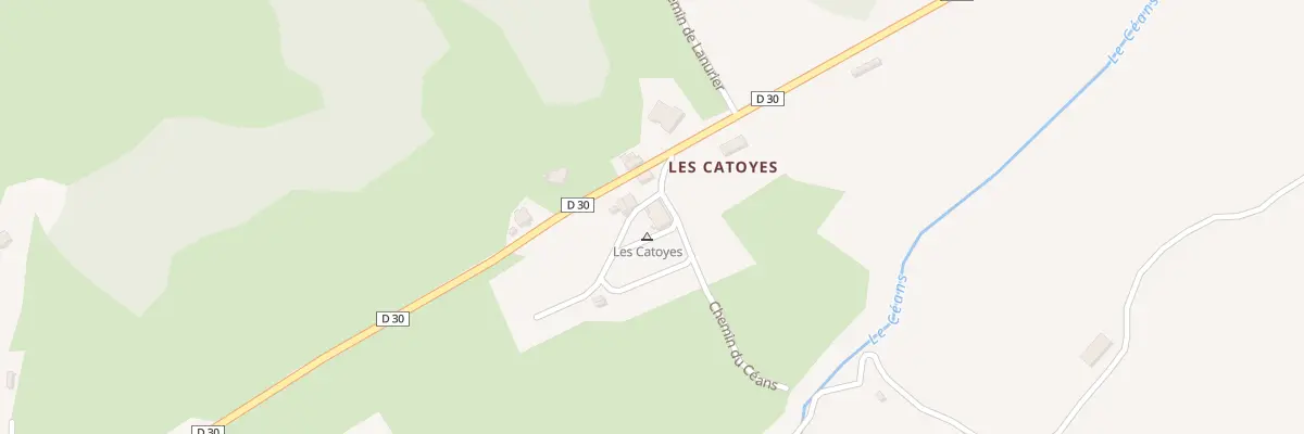 Plan du 5004 Les Catoies à Sainte-Colombe