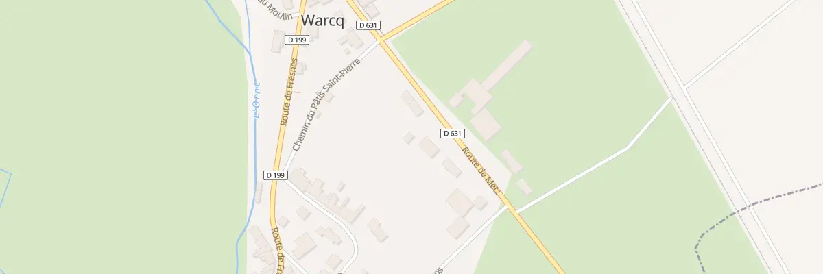 Plan du 20B Rte de Metz à Warcq