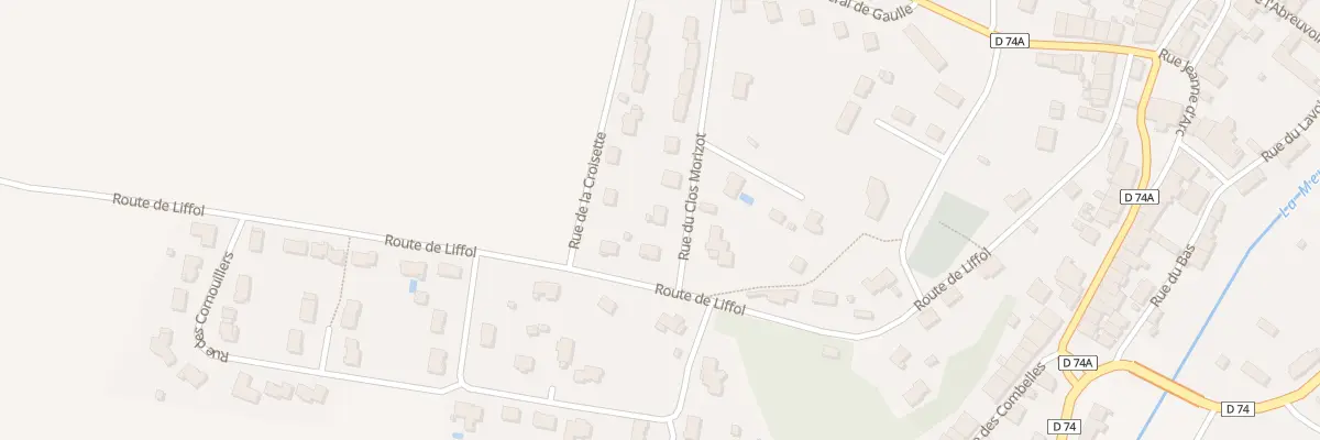 Plan du 30 Rue du Clos Morizot à Bazoilles-sur-Meuse