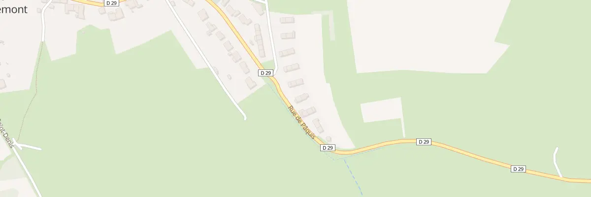 Plan du 11 Rue de Paquis à Ville-Houdlémont