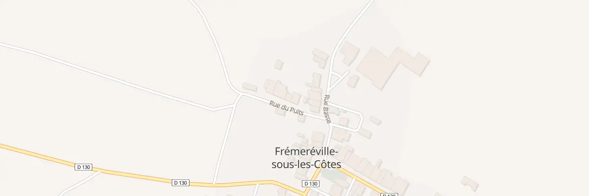 Plan du 2 Rue du Puits à Frémeréville-sous-les-Côtes