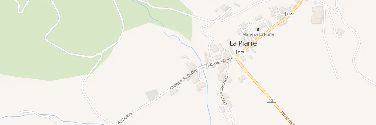 Plan du 34 Che du Duffre à La Piarre