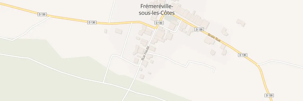 Plan du 9 Rue Haute à Frémeréville-sous-les-Côtes