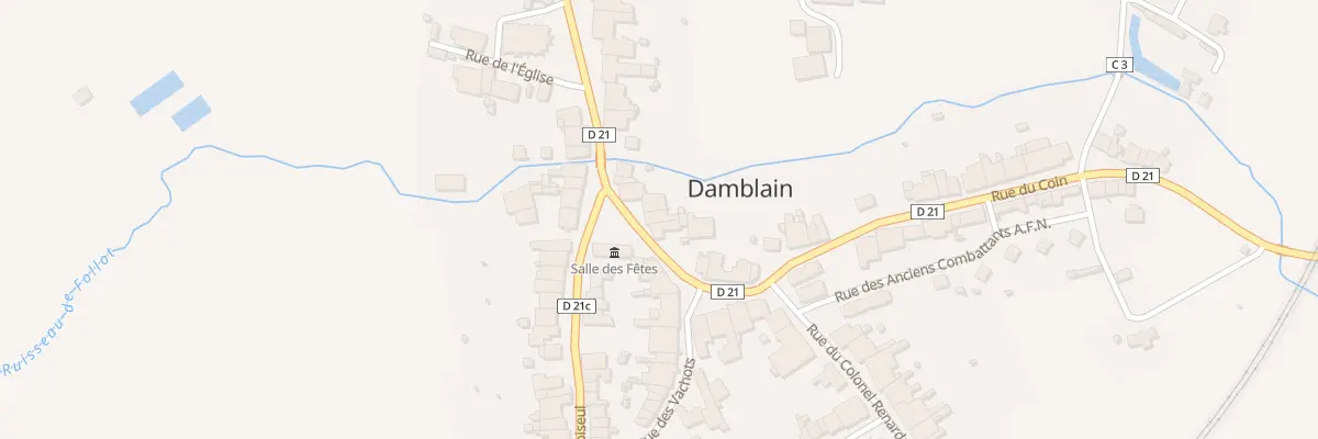 Plan du 9 Pl Division Leclerc à Damblain