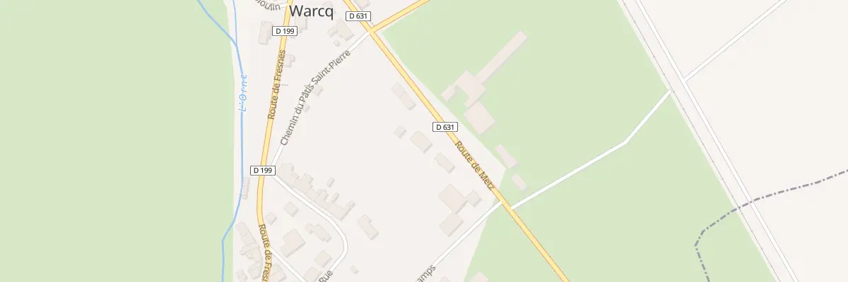 Plan du 20 Rte de Metz à Warcq
