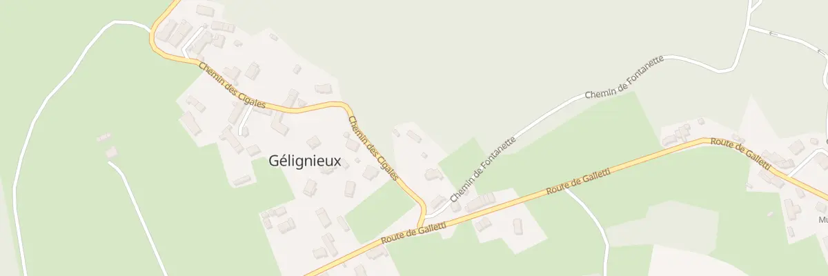 Plan du 47 Che de Fontanette à Murs-et-Gélignieux