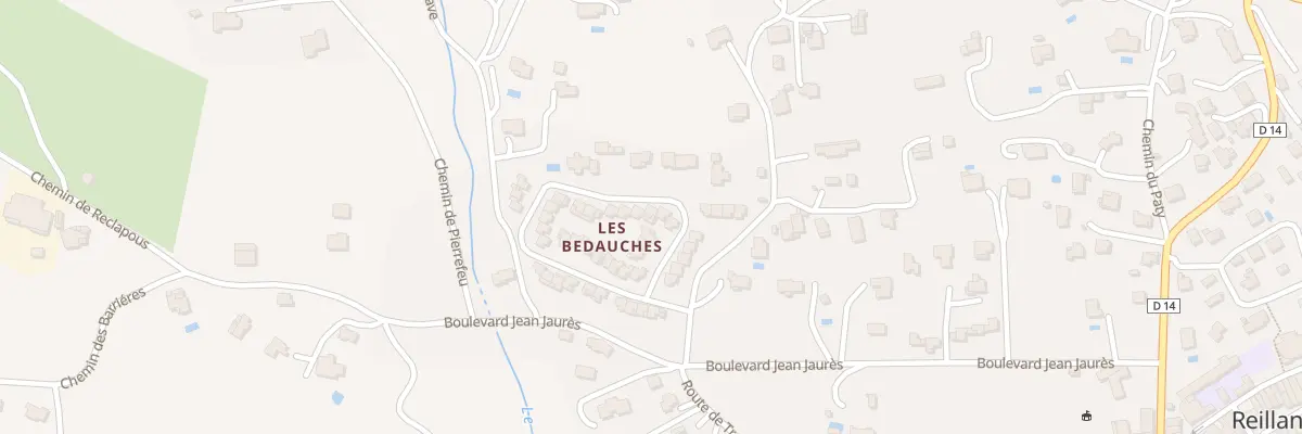 Plan du 19 Les Bedauches à Reillanne